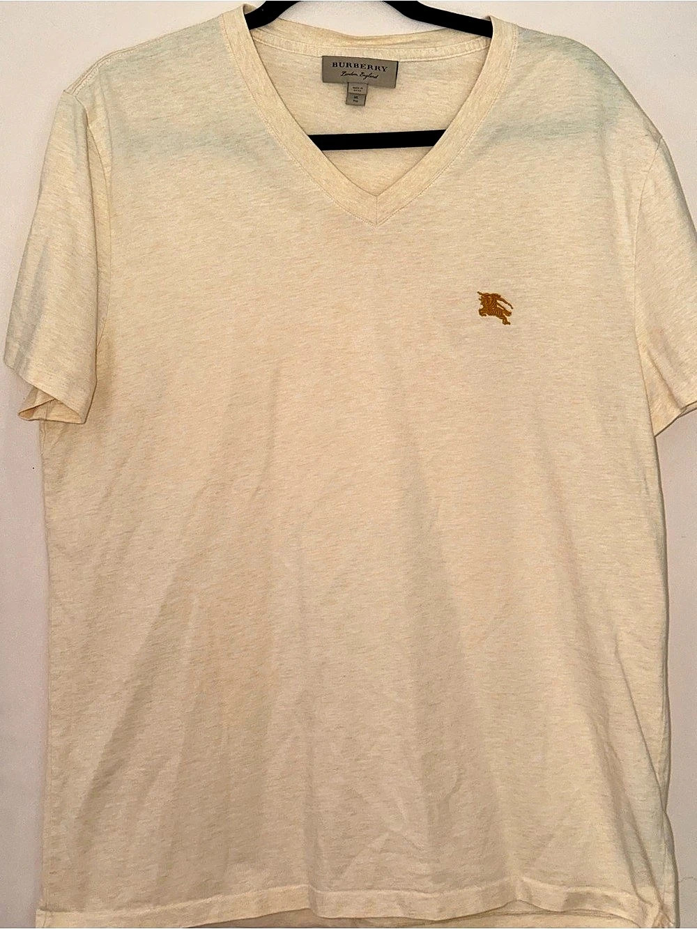 Burberry V-Neck Cotton Tee XL